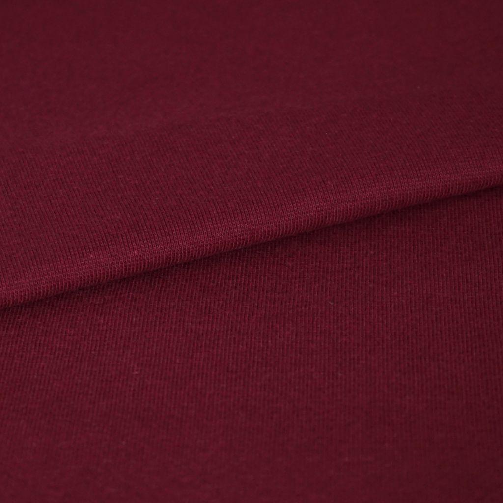 Bündchenware dunkelbordeaux – Bio